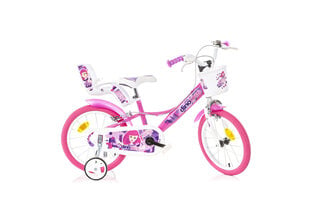 Jalgratas lastele Dino Bikes 16", roosa hind ja info | Dino Bikes Jalgrattad, tõukerattad, rulluisud, rulad | hansapost.ee