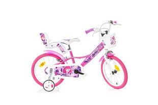 Jalgratas lastele Dino Bikes 16", roosa price and information | Jalgrattad | hansapost.ee