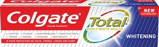 Hambapasta Colgate Total Whitening, 75 ml hind ja info | Hambaharjad, hampapastad ja suuloputusvedelikud | hansapost.ee