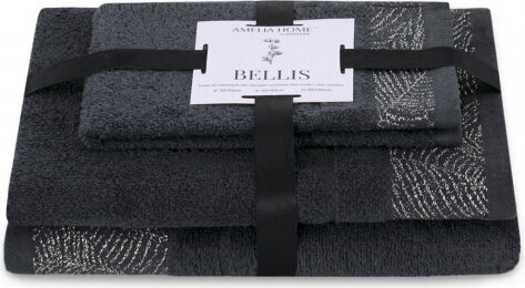 Ameliahome käterätikukomplekt, 3 tk hind ja info | Rätikud ja saunalinad | hansapost.ee