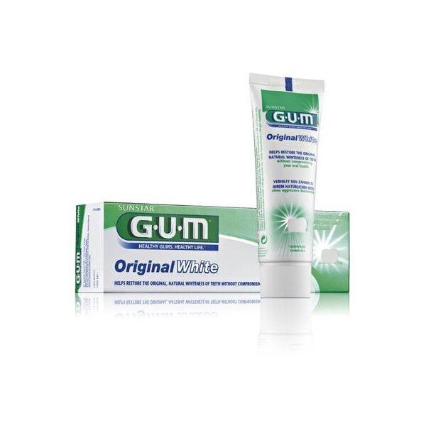 Hambapasta Original White 75ml räni mikrograanulitega GUM® (1745) hind ja info | Hambaharjad, hampapastad ja suuloputusvedelikud | hansapost.ee