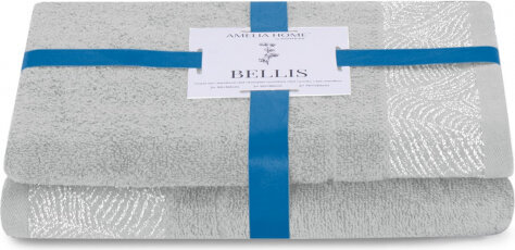 AmeliaHome vannirätikute komplekt Bellis, 2 tk hind ja info | Rätikud ja saunalinad | hansapost.ee