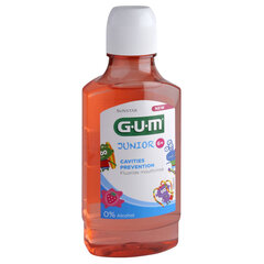 Suuvesi Junior lastele 6+ m. 300 ml GUM® price and information | Toothbrushes, toothpastes and mouthwashes | hansapost.ee