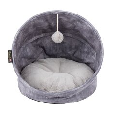 Лежак для кошек Scruffs Kensington, 44x44x48см, серый цвет цена и информация | Лежаки, домики | hansapost.ee