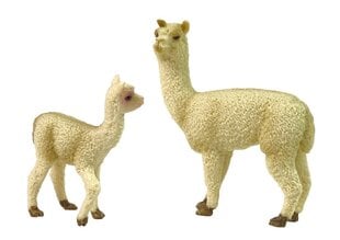 Набор из 2 фигурок ламы и молодых лам.Животные мира цена и информация | Игрушки для девочек | hansapost.ee