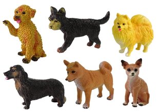 Набор из 6 фигурок собак.Чистокровные собаки.Статуэтка собаки. цена и информация | Игрушки для мальчиков | hansapost.ee