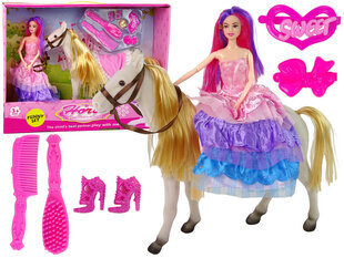 Кукла принцесса с фигурками белых пони, аксессуары цена и информация | Игрушки для девочек | hansapost.ee