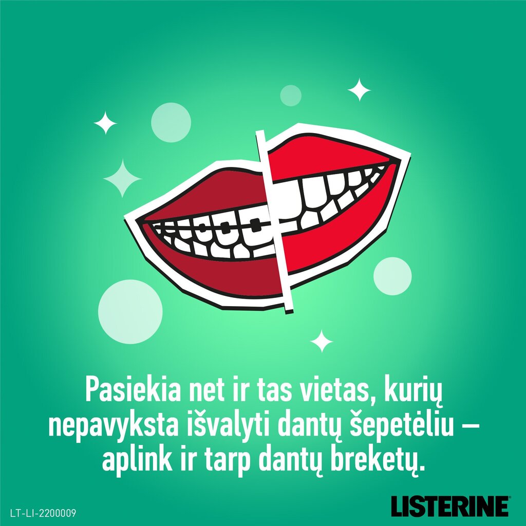 Suuvesi LISTERINE Clean & Fresh, 500 ml hind ja info | Hambaharjad, hampapastad ja suuloputusvedelikud | hansapost.ee