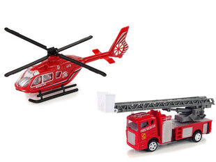 Tuletõrjeredel ja helikopter цена и информация | Игрушки для мальчиков | hansapost.ee
