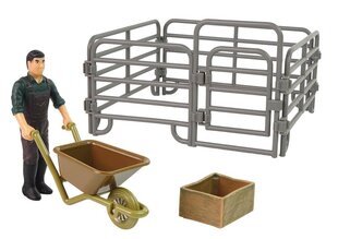 Набор «Ферма-трактор-прицеп-конюшня» 1:64 цена и информация | Игрушки для девочек | hansapost.ee