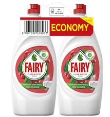 Fairy Pomegranate nõudepesuvahend, 2x900 ml hind ja info | Nõudepesuvahendid | hansapost.ee