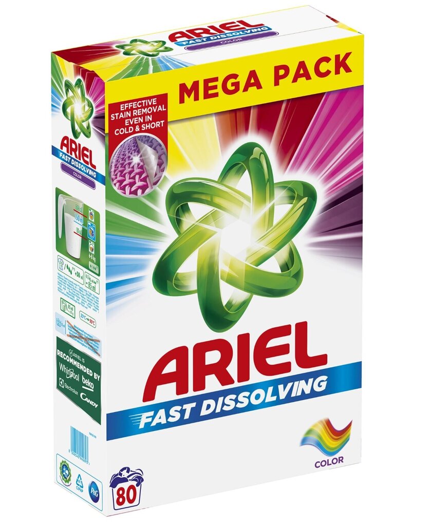 Ariel Color pesupulber, 4,4 kg hind ja info | Pesuvahendid | hansapost.ee