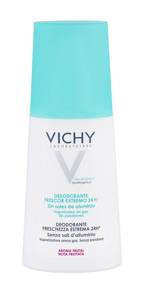 Pihustatav deodorant Vichy Extreme Freshness 100 ml цена и информация | Deodorandid | hansapost.ee