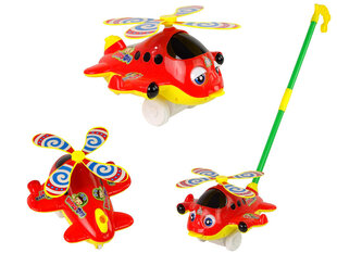 Lennuk Push Stick Bell Punane цена и информация | Игрушки для малышей | hansapost.ee