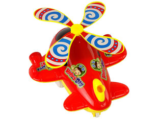 Lennuk Push Stick Bell Punane цена и информация | Игрушки для малышей | hansapost.ee