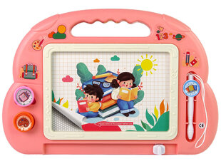 Магнитная доска с марками для блокнота, розовая цена и информация | Развивающие игрушки для детей | hansapost.ee