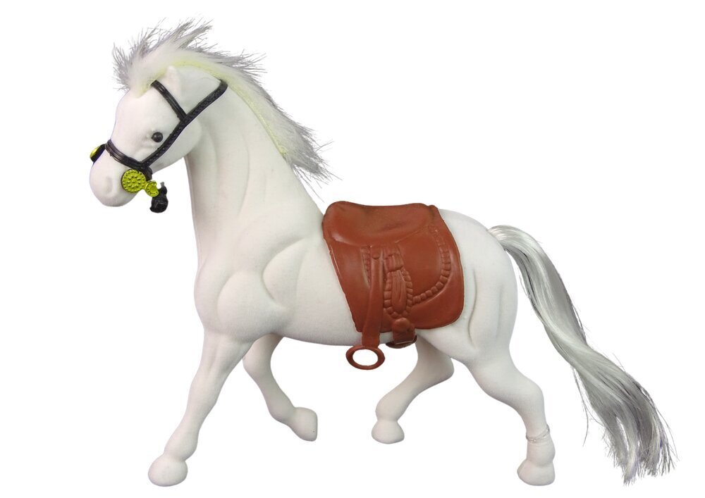 Kujukese hobuse valge sadula talu цена и информация | Mänguasjad tüdrukutele | hansapost.ee