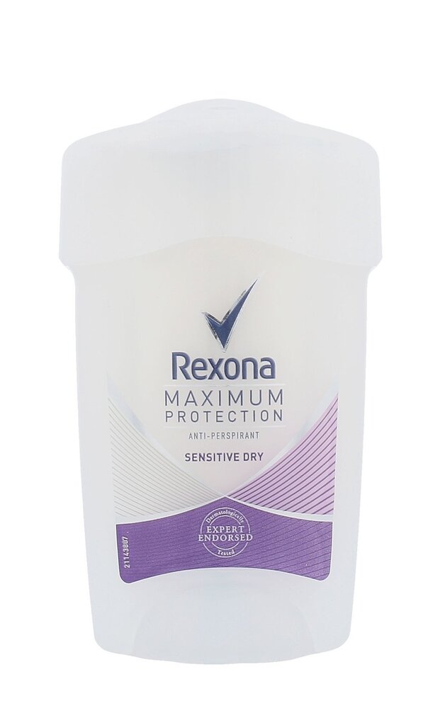 Pulkdeodorant Rexona Maximum Protection Sensitive Dry 45 ml цена и информация | Deodorandid | hansapost.ee