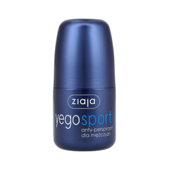 Ziaja Yego Sport роликовый дезодорант для мужчин 60 ml цена и информация | Дезодоранты | hansapost.ee