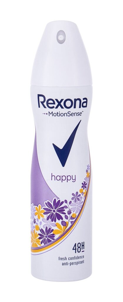 Higistamisvastane spreideodorant Rexona Motion Sense Happy Morning naistele 150 ml hind ja info | Deodorandid | hansapost.ee