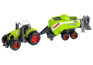 Тракторы с прицепами, комплект сельскохозяйственной техники 6 в 1 цена и информация | Игрушки для мальчиков | hansapost.ee
