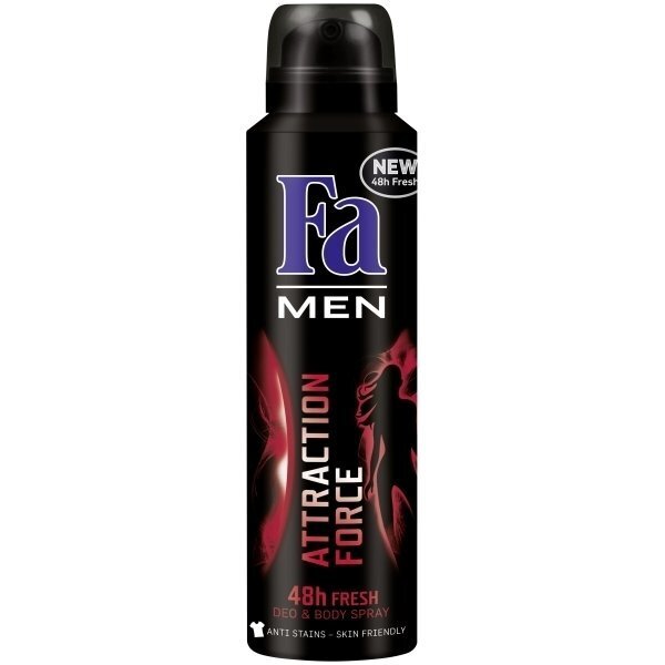 Pihustatav deodorant antiperspirant Fa Men Attraction Force 150 ml цена и информация | Deodorandid | hansapost.ee