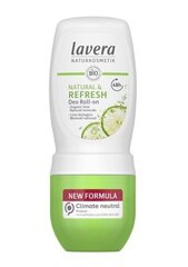 Värskendav rulldeodorant Lavera, 50 ml цена и информация | Дезодоранты | hansapost.ee