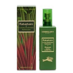 Spreideodorant L'Erbolario Rhubarb 100 ml hind ja info | Deodorandid | hansapost.ee