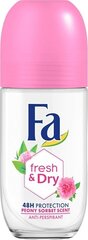 Rullldeodorant Fa Peony Sorbet, 50 ml hind ja info | Deodorandid | hansapost.ee