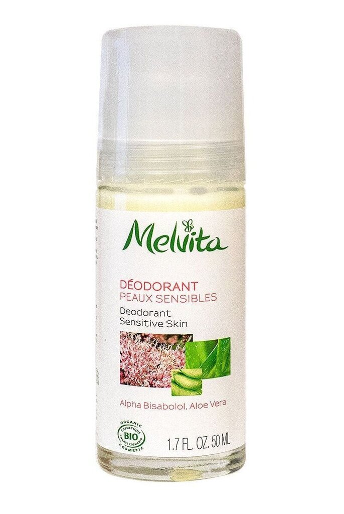 Rulleodorant Melvita Sensitive Organic, 50 ml цена и информация | Deodorandid | hansapost.ee