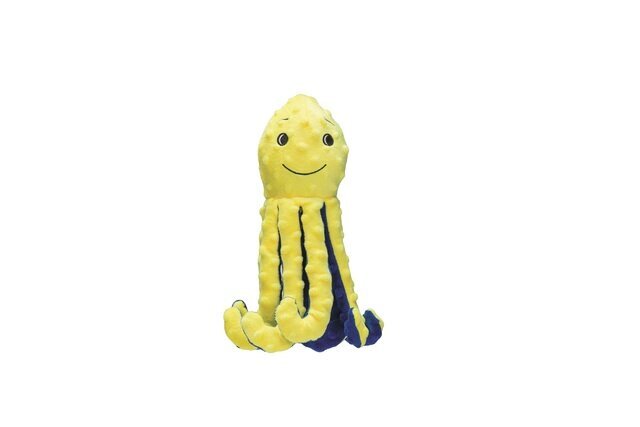 Plüüsist mänguasi koertele Beeztees Octopus Amy, kollane цена и информация | Koerte mänguasjad | hansapost.ee