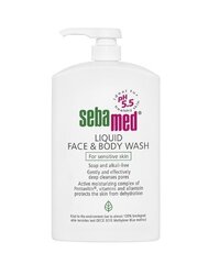 SebaMed Sensitive Skin Face & Body Wash гель для мытья 300 мл цена и информация | Масла, гели для душа | hansapost.ee