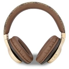 Original Bluetooth Headphones GUESS 4G Script GUBH604GEMW brown цена и информация | Наушники | hansapost.ee