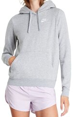 Nike naiste dressipluus NSW CLUB FLC STD PO HDY, hall цена и информация | Спортивная одежда для женщин | hansapost.ee