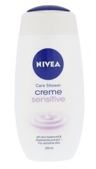 Гель для душа Nivea Creme Sensitive, 250 мл цена и информация | Масла, гели для душа | hansapost.ee