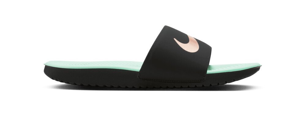 Nike plätud KAWA SLIDE, must-münt цена и информация | Plätud ja sussid naistele | hansapost.ee