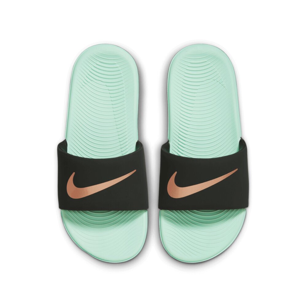 Nike plätud KAWA SLIDE, must-münt цена и информация | Plätud ja sussid naistele | hansapost.ee