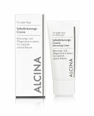 Самозагар крем Alcina Self-Tanning Cream, 50 мл цена и информация | Крем для автозагара | hansapost.ee