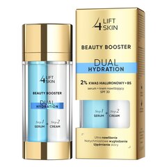 Näohoolduskomplekt Lift 4 Skin Beauty Booster Dual Hydration naistele: 2% hüaluroonhappe B5 seerum, 15 ml + niisutav näokreem SPF30, 15 ml hind ja info | Näokreemid | hansapost.ee