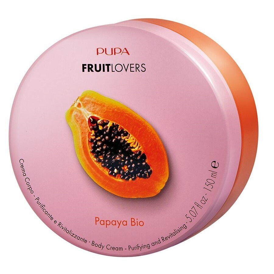 Kehakreem Pupa Milano Fruit Lovers Body Cream Papaya, 150 ml hind ja info | Kehakreemid, kehaõlid ja losjoonid | hansapost.ee
