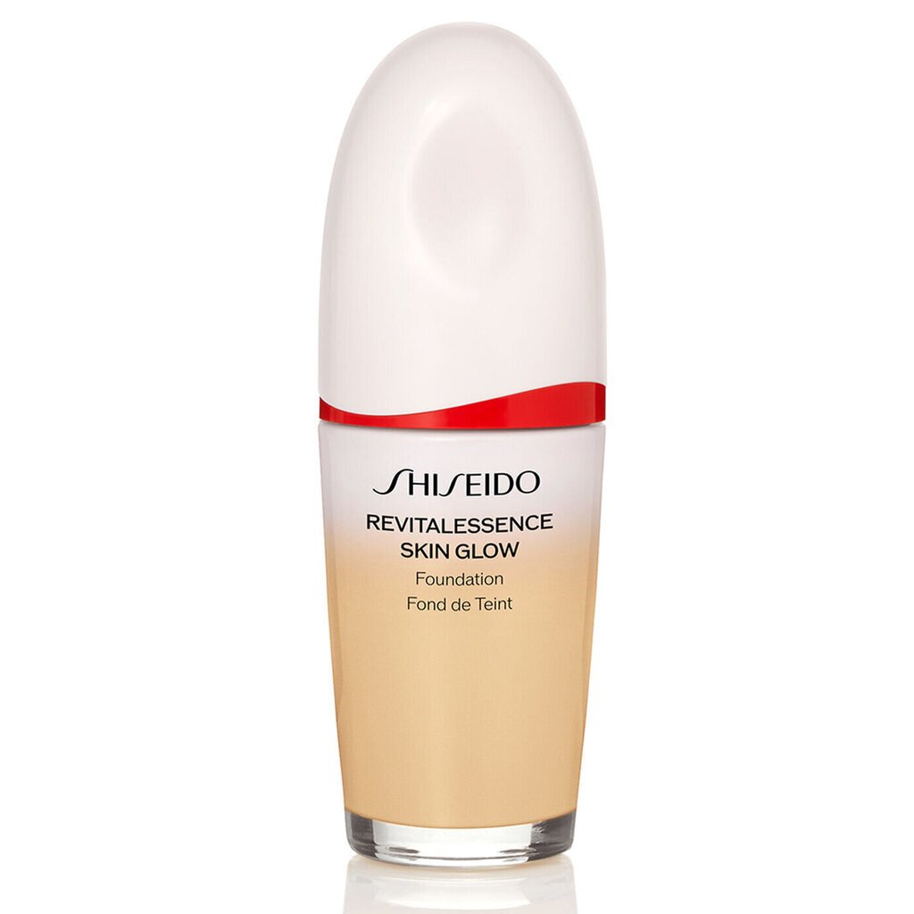 Meigialuskreem Shiseido Revitalessence Skin Glow SPF30, Linen/220, 30 ml цена и информация | Jumestuskreemid ja puudrid | hansapost.ee