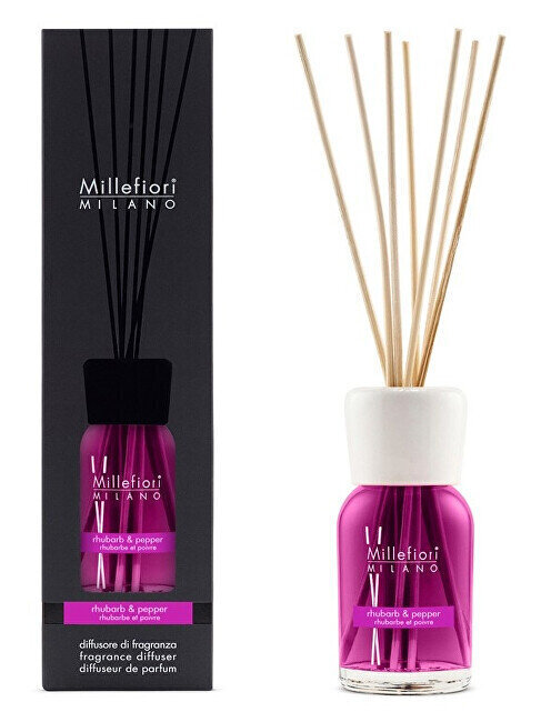 Kodulõhn pulkadega Millefiori Millefiori Milano Rhubarb&Pepper, 250 ml hind ja info | Lõhnapulgad ja kodulõhnastajad | hansapost.ee