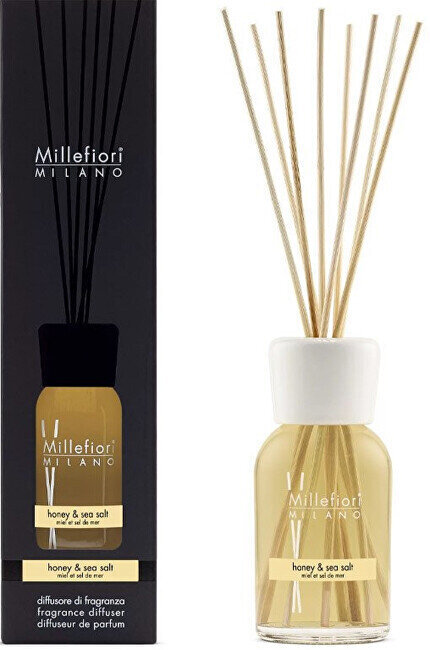 Kodulõhn pulkadega Millefiori Milano Honey&Sea Salt, 250 ml hind ja info | Lõhnapulgad ja kodulõhnastajad | hansapost.ee