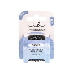 Spiraalsed juuksekummid Invisibobble Power True Black, 3 tk hind ja info | Juukseaksessuaarid | hansapost.ee