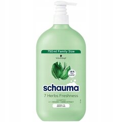Шампунь Schauma 7 Herbs Freshness, 750 мл цена и информация | Шампуни | hansapost.ee