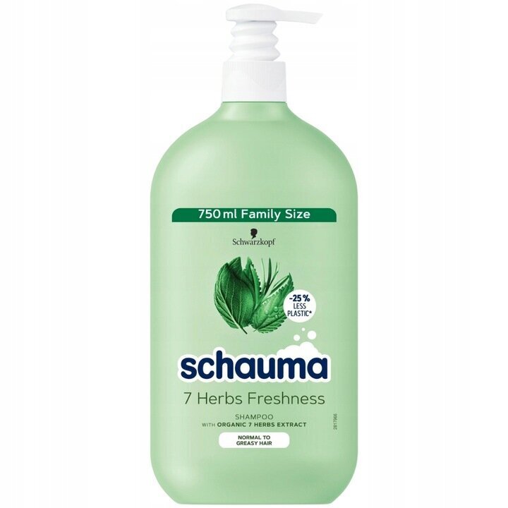 Šampoon Schauma 7 Herbs Freshness, 750 ml цена и информация | Šampoonid | hansapost.ee