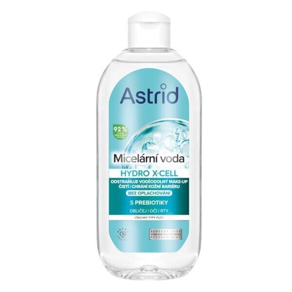 Mitsellaarvesi Astrid Hydro X-Cell, 400 ml цена и информация | Näopuhastusvahendid | hansapost.ee