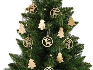 Jõulud puidust ehted Jõulupuu Põhjapõdra jõulupuu kaunistus 12 tükki hind ja info | Jõulukaunistused | hansapost.ee