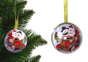 Kuuseehe jõuluvana lumememmega, roheline цена и информация | Ёлочные игрушки | hansapost.ee