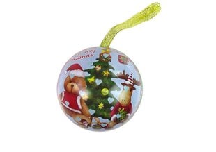 Рождественская металлическая безделушка, украшение в виде плюшевого мишки из лося для рождественской елки цена и информация | Украшение - Стеклянный купол на деревянной основе | hansapost.ee